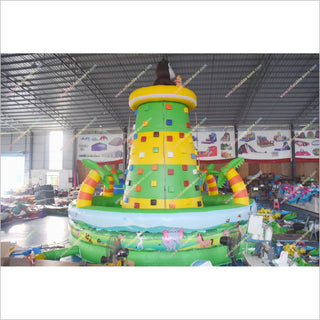 Sport Rock Climbing Center Inflatable Jungle Monkey Climbing Toys Mountains Wall Bouncy Game - Inflatable-Zone