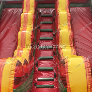 Sunny Fun Inflatable Water Slide Commercial Grade Inflatable Double Water Slide With Splash Pool