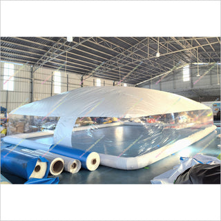 Portable Transparent Swimming Pool Inflatable Cover White Ceiling Tent Big Inflatable Bubble Dome Tents For Sale