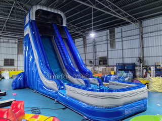 Inflatable Water Play Wet And Dry Inflatable Slide Party Rental Equipment Blow Up Water Slide For Pool