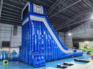 Inflatable Water Play Wet And Dry Inflatable Slide Party Rental Equipment Blow Up Water Slide For Pool