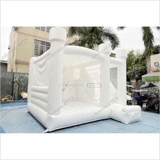 Inflatable Wedding Bounce House Combo Commercial Jumper White Bouncy Castle With Slide For Parties Near Me