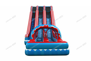 20 Foot New Inflatable Water Slide Jumper Arch Blow Up Double Water Slide With Pool