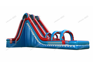 20 Foot New Inflatable Water Slide Blow Up Arch Double Water Slide Summer Party