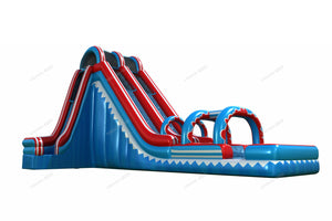 20-Foot New Inflatable Double Water Slide Blow Up Arch for Summer Parties