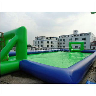 Inflatable Football Soccer Field,Inflatable Soap Football Field,Door Close To Door Giant Inflatable Soccer Pitch