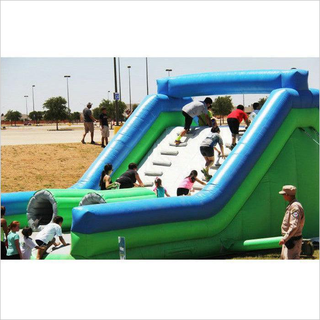 Exciting Summer Sports Inflatable Obstacle Course Climbing Wall Games