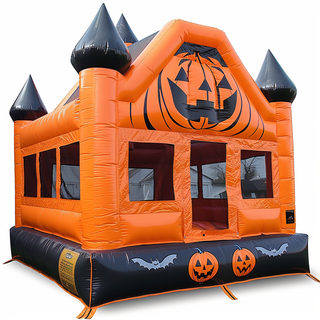 Best Halloween Jumping Bouncy Castle Commercial Pumpkin Children Inflatable Bounce House Indoor Play