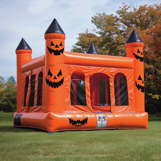 Halloween Jumping Castle Holiday Spooky Carnival Party Kids Adults Interesting Inflatable Pumpkin Bouncer