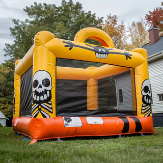 Halloween Fun Inflatable Skeleton Bouncy Castle All Fun Bouncing Inflatables Best Backyard Bounce Houses