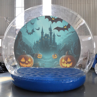 Halloween Globe Inflatable Indoor Blow Up Snow Globe Human Size Inflatable Snow Globe