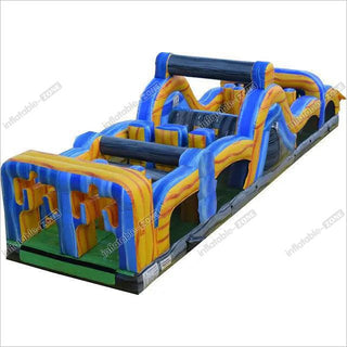 Obstacle Course Bouncy Castle Fun For Adults Assault Water Inflatable Urban Air Backyard Jumping Party