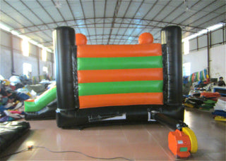 Inflatable Halloween Pumpkin Theme Minnie Mouse Jumping Castle Inflatable Halloween Bouncer