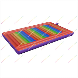 Rainbow Inflatable Jumping Pad Kids Adults Bouncing Pad Large Inflatable Pillows For Jumping