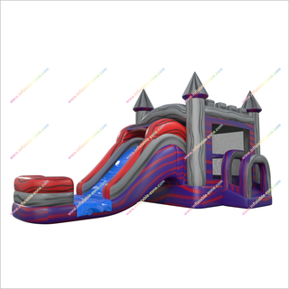 Combo Water Slide Bounce House Outside Jump Birthday Party Inflatable Bouncy Castle Hire