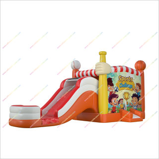 Inflatables Sports Water Slide And Bouncy Castle Combo Party Bounce House And Water Slide Rentals - Inflatable-Zone