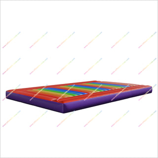 Rainbow Inflatable Jumping Pad Kids Adults Bouncing Pad Large Inflatable Pillows For Jumping