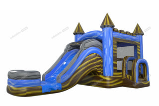 Inflatable Water Castle My First Jump And Slide Sports Combo Bounce House Waterslide Rental