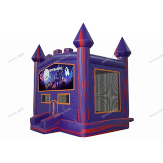 Cute Happy Halloween Inflatable Bounce House Business Ghost And Pumpkin Adult Bouncy Castle Hire