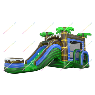 Jungle Bounce House Splash Combo Jumpers Near Me Bouncy Castle And Slide Mini Inflatable Pool