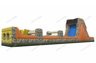 Slip N Slide Obstacle Course Inflatable Camo Obstacle Course Assault Course Inflatable Hire Near Me