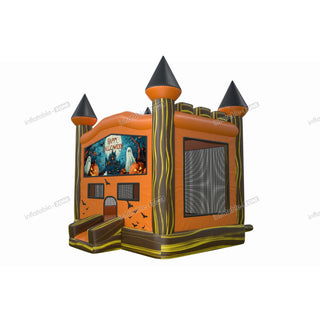 Best Happy Halloween Haunted Jumping Castle Ghost And Pumpkin Inflatable Spooky Bounce House Rental