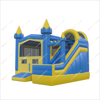 Funny Commercial Inflatable Bouncy Castle Slide Jumping Play The Big Combo Bounce House And Slide Rental - Inflatable-Zone