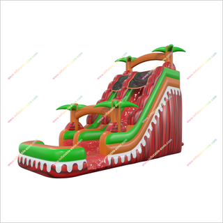 Ruby Crush Inflatable Water Slide And Pool Wet Jumping Castle Blow Up Water Slide For Adults