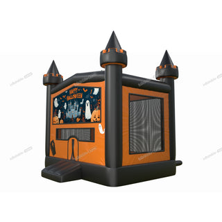 Happy Birthday Halloween Theme Best Commercial Bounce House Inflatable Pumpkin With Ghosts Spooky Bouncy Castle Hire