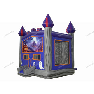 Outdoor Birthday Party Halloween House Inflatable Spooky Jumping Castle Ghosts Pumpkins Bounce Playground