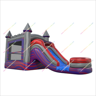 Combo Water Slide Bounce House Outside Jump Birthday Party Inflatable Bouncy Castle Hire