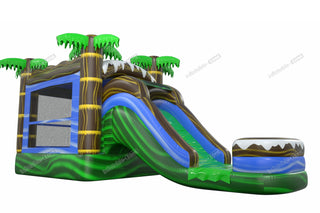 Jungle Bounce House Splash Combo Jumpers Near Me Bouncy Castle And Slide Mini Inflatable Pool