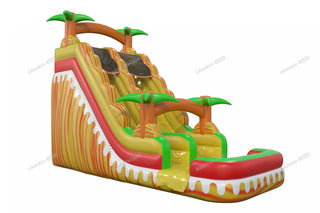 Happy Hop Inflatable Water Slide Bouncy Pool Blow Up Jumper Rentals Best Water Slides For Backyard