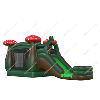 Mushroom Party Decorations Bouncy Castle Inflatable Water Slide Combo Gifts Bounce House Water Slide Rental - Inflatable-Zone