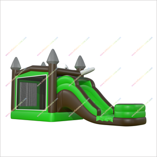 Fun Commercial Inflatable Slide And Bounce House Mammoth Combo Jumping Castle Water Slides Activities For Kids - Inflatable-Zone