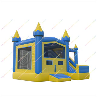 Funny Commercial Inflatable Bouncy Castle Slide Jumping Play The Big Combo Bounce House And Slide Rental - Inflatable-Zone