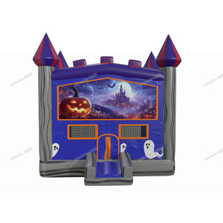 Outdoor Birthday Party Halloween House Inflatable Spooky Jumping Castle Ghosts Pumpkins Bounce Playground