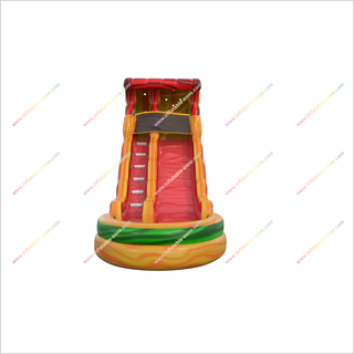 Fire Wave Water Slide Inflatable Play Center Splash Inflatable Pool Water Slide For Kids Backyard Fun