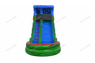 Large Outdoor Water Slide Jumpers Near Me Inflatable Water Slide With Splash Pool For Kids And Adults