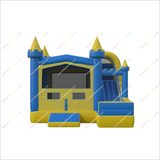 Funny Commercial Inflatable Bouncy Castle Slide Jumping Play The Big Combo Bounce House And Slide Rental - Inflatable-Zone