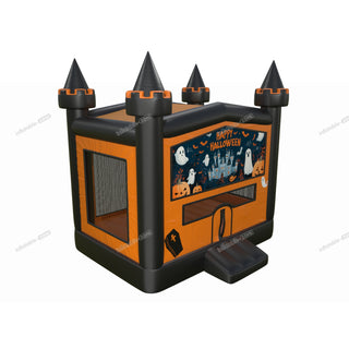 Happy Birthday Halloween Theme Best Commercial Bounce House Inflatable Pumpkin With Ghosts Spooky Bouncy Castle Hire