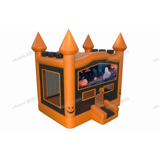 Spooky Halloween Inflatable Childrens Bounce House Ghost Pumpkins Hire A Small Bouncy Castle