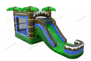 Jungle Bounce House Splash Combo Jumpers Near Me Bouncy Castle And Slide Mini Inflatable Pool