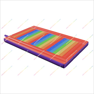 Rainbow Inflatable Jumping Pad Kids Adults Bouncing Pad Large Inflatable Pillows For Jumping