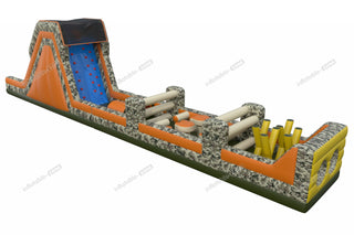 Slip N Slide Obstacle Course Inflatable Camo Obstacle Course Assault Course Inflatable Hire Near Me