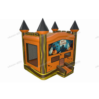 Best Happy Halloween Haunted Jumping Castle Ghost And Pumpkin Inflatable Spooky Bounce House Rental