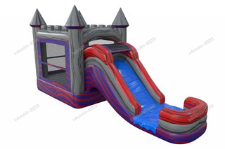 Combo Water Slide Bounce House Outside Jump Birthday Party Inflatable Bouncy Castle Hire