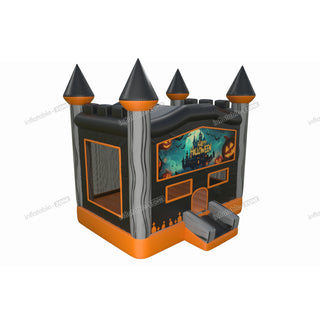 Happy Halloween Inflatables Rent Jumping Castle Pumpkin Patch Haunted Commercial Bounce House For Adults