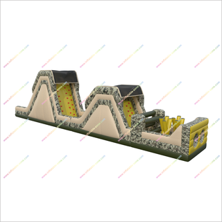 Long Boot Camp Inflatable Obstacle Course Camo Inflatable Special Ops Challenge Obstacle Course Near Me Outdoor