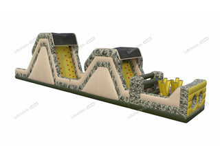 Long Boot Camp Inflatable Obstacle Course Camo Inflatable Special Ops Challenge Obstacle Course Near Me Outdoor